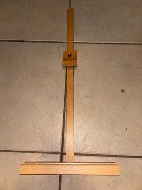 Wood Wall Art Painting Easel Display Functional and Decorative Adjustable